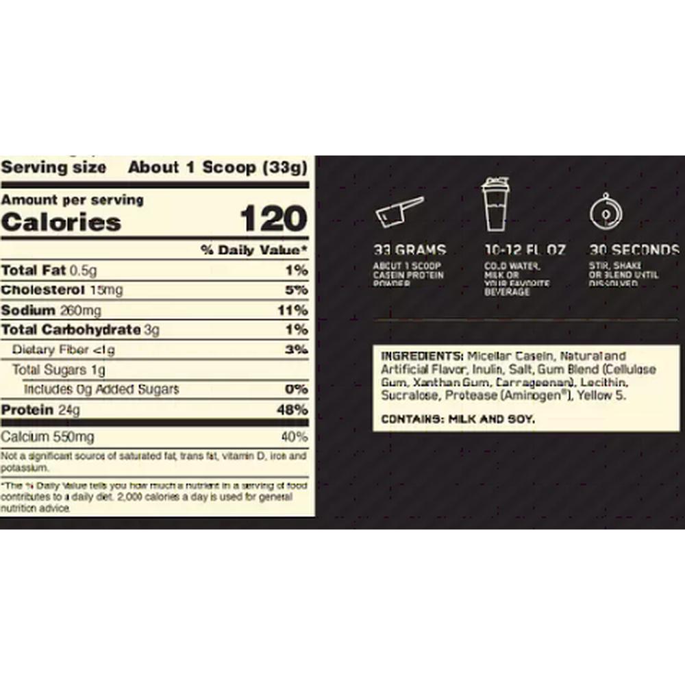 Foto 3 pulgar | Proteína Caseína Optimum Nutrition Gold Standard 100% Casein 53 Serv
