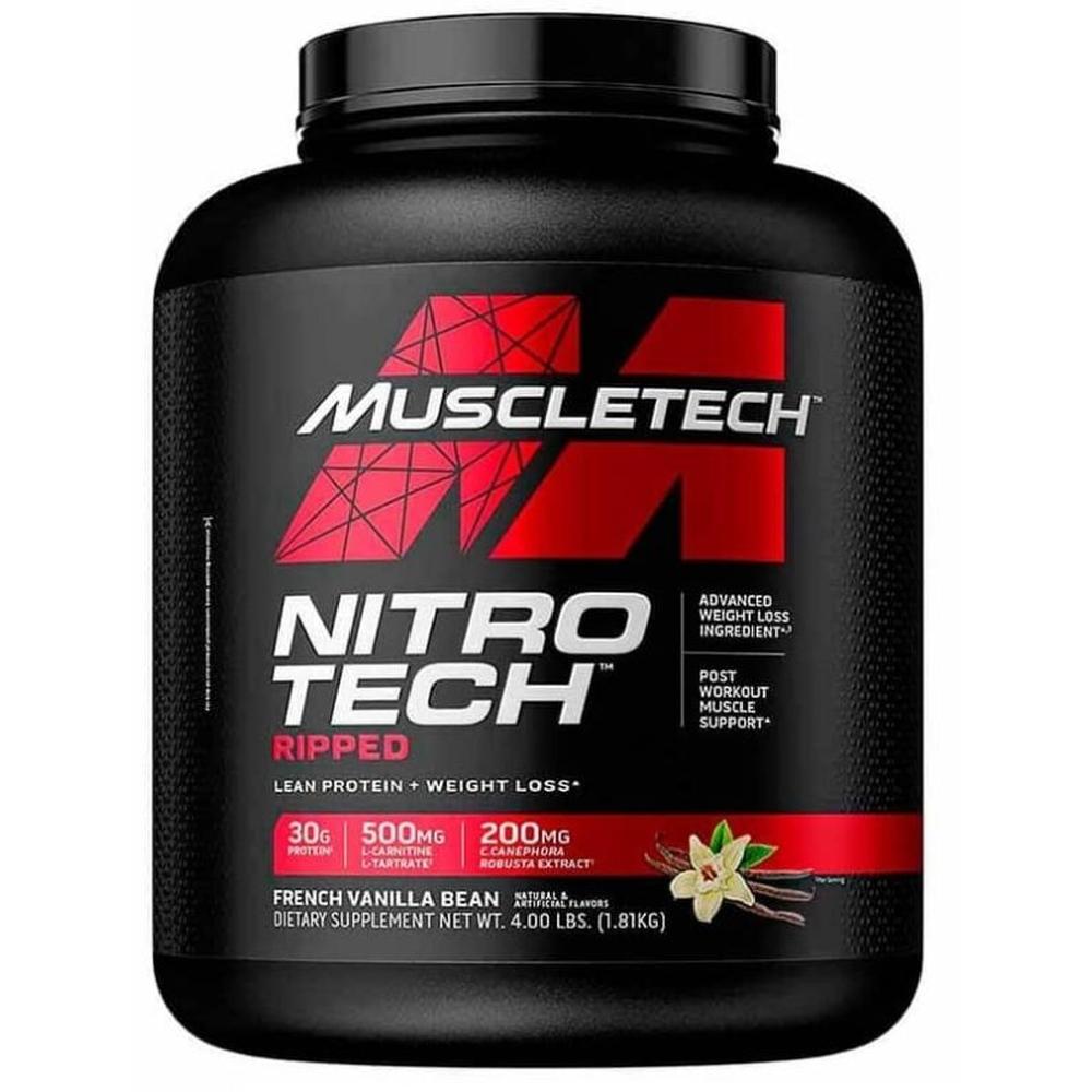 Foto 2 pulgar | Proteína Con Carnitina Muscletech Nitro Tech Ripped 4 Lbs