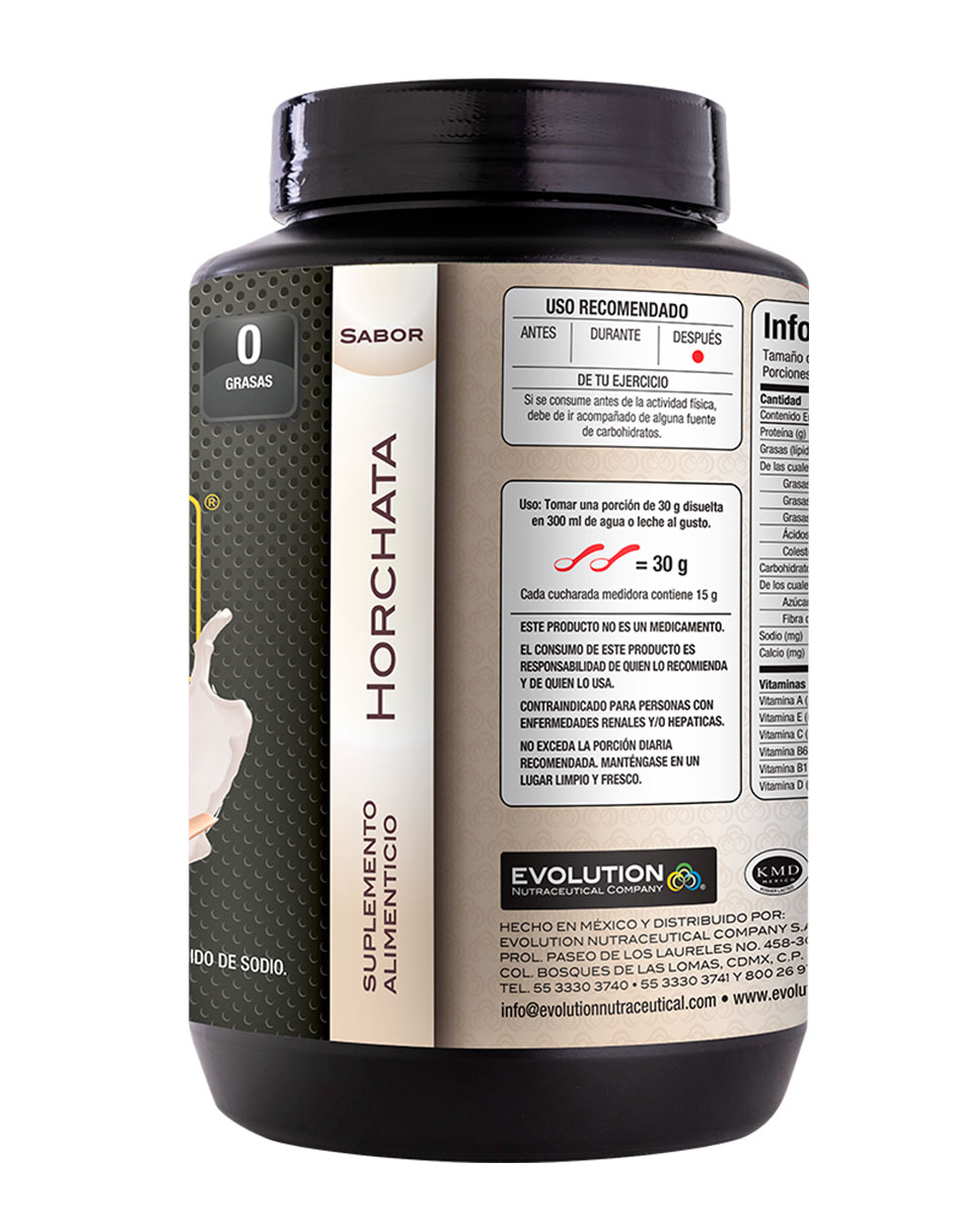 Foto 4 pulgar | Evolution Proteína De Suero De Leche Wp100 Whey Protein 1400 Gramos (sabor Horchata)