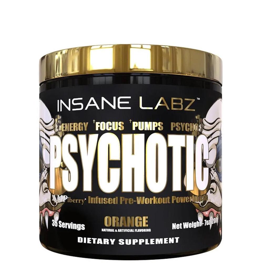 Foto 2 pulgar | Oxido Nítrico Insane Labz Psychotic Gold 35 Servicios