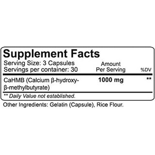 Foto 2 | Aminoácidos Nutrakey Hmb 90 Cápsulas