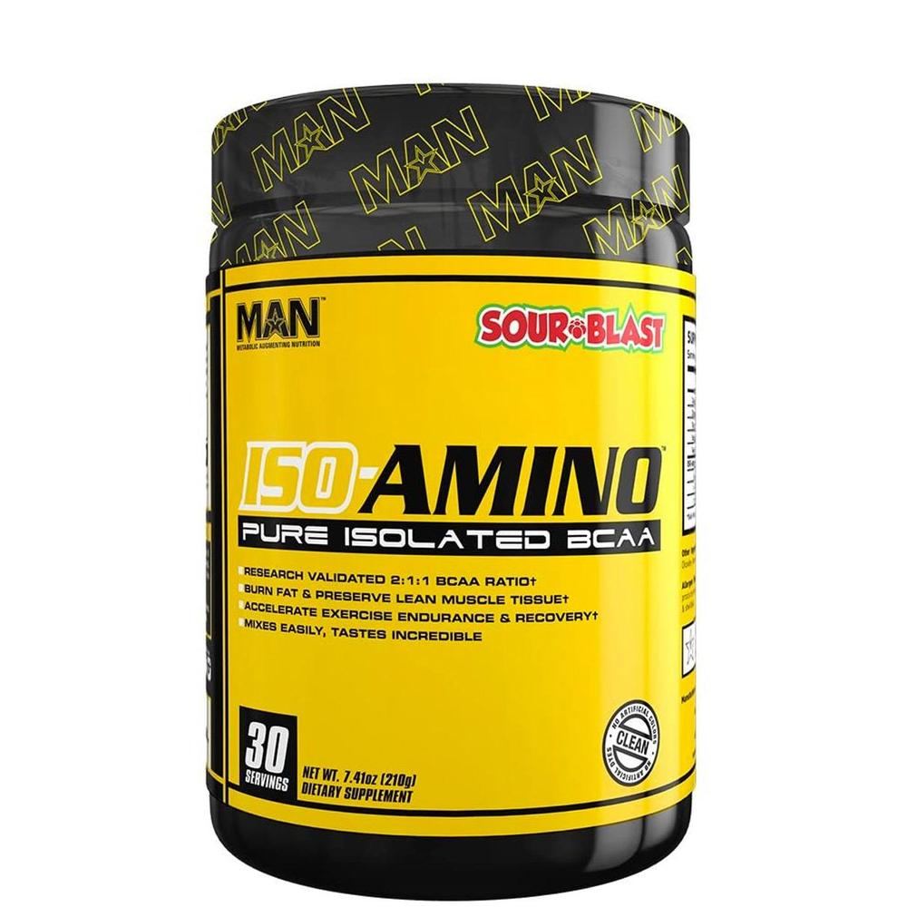 Foto 2 pulgar | Aminoácidos Man Sports Iso-Amino BCAA 30 Servicios
