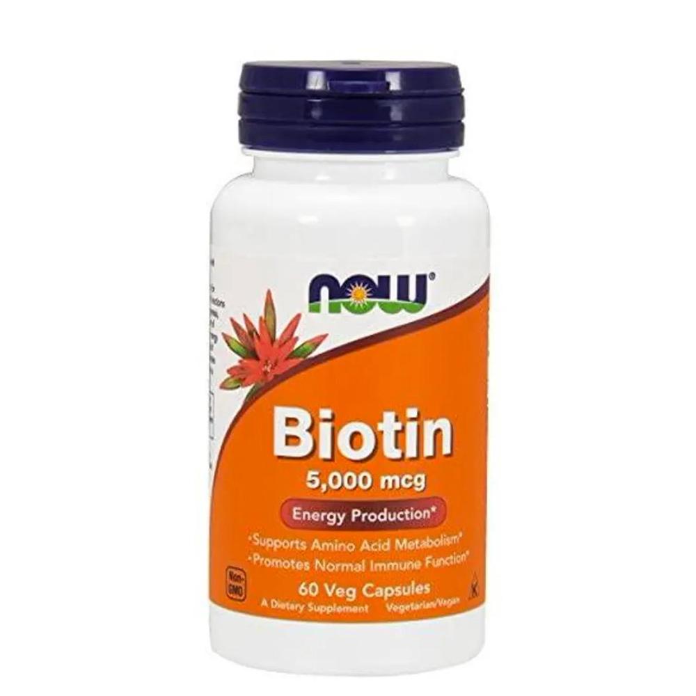 Foto 1 | Vitaminas Now Biotina 5,000mcg 60 Cápsulas