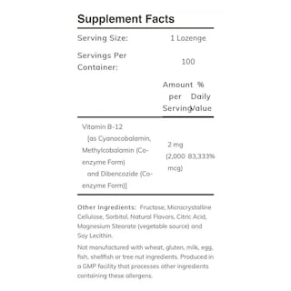 Foto 2 | Vitaminas Now B12 2,000mcg 100 Pastillas