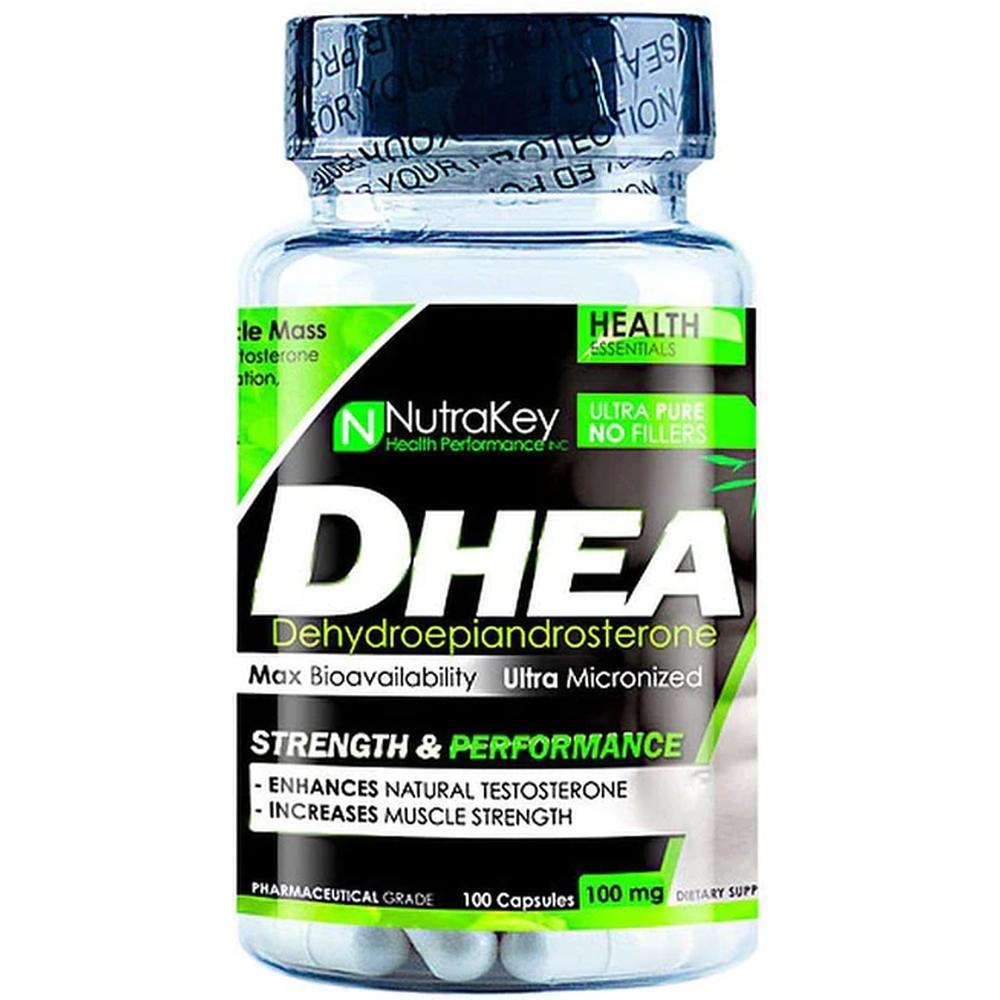Foto 2 pulgar | Precursor De Testosterona Nutrakey Dhea 100 Cápsulas