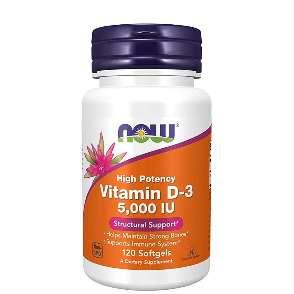 Foto 2 pulgar | Vitamina D3 Now 5000iu 120 Cápsulas