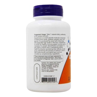Foto 3 | Glutatión Now Glutathione 500 Mg 60 Cápsulas