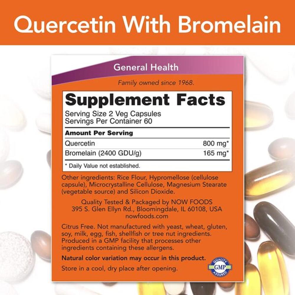 Foto 2 | Vitaminas Now Quercetin Con Bromelina