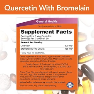 Foto 2 | Vitaminas Now Quercetin Con Bromelina