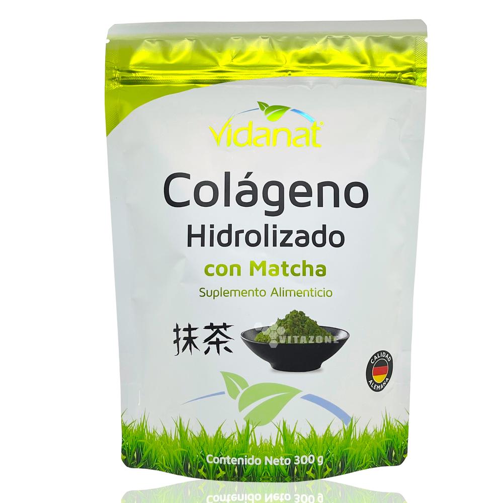 Foto 2 pulgar | Suplemento Alimenticio Vidanat Colágeno Hidrolizado con Matcha 300 g