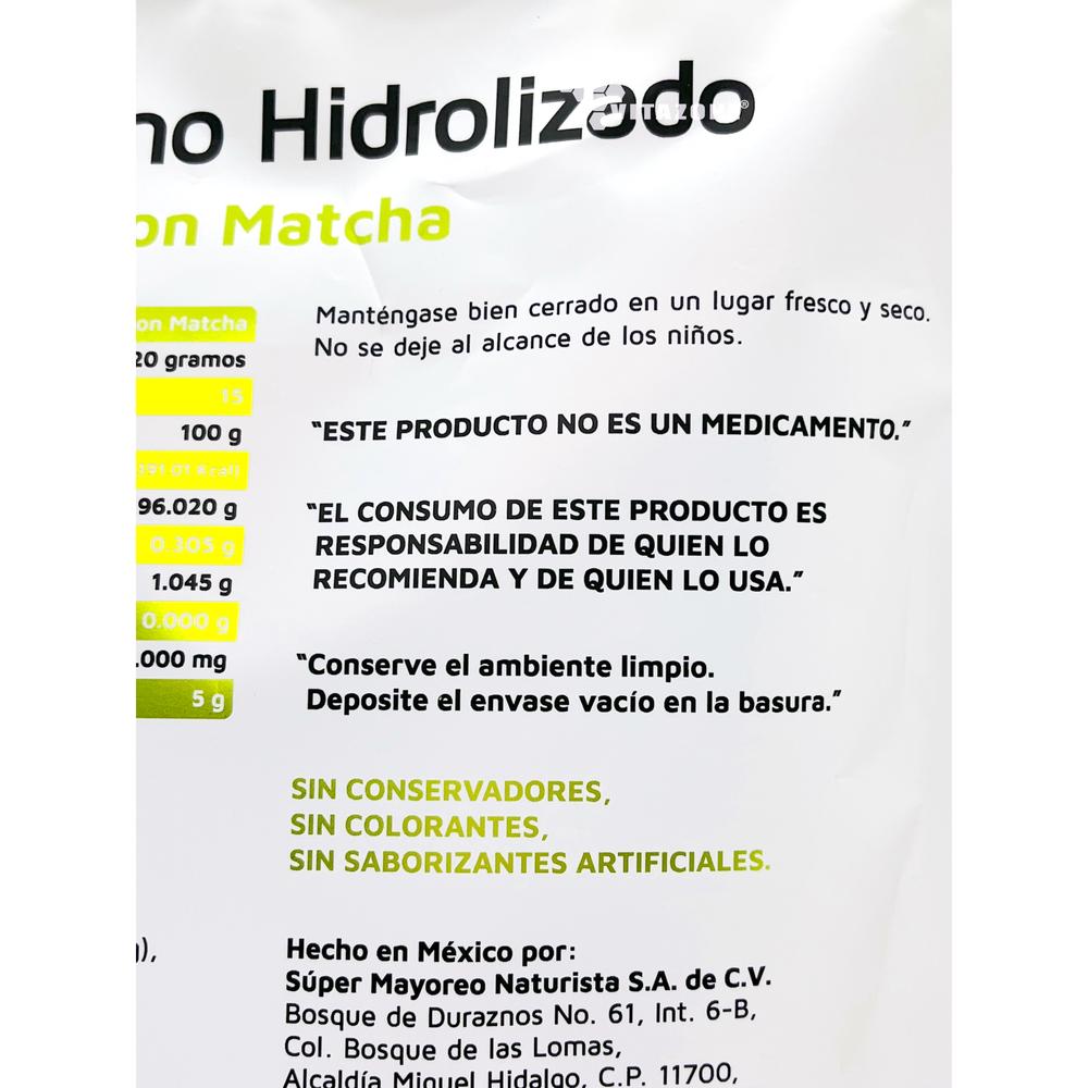 Foto 4 pulgar | Suplemento Alimenticio Vidanat Colágeno Hidrolizado con Matcha 300 g