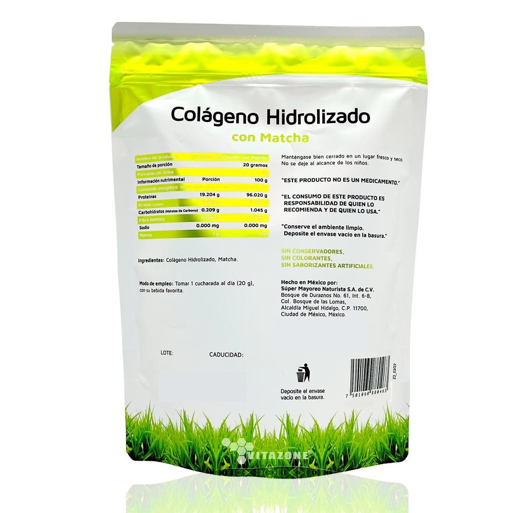 Foto 5 pulgar | Suplemento Alimenticio Vidanat Colágeno Hidrolizado con Matcha 300 g