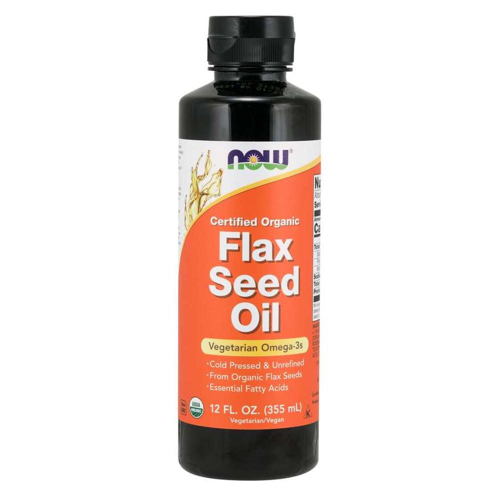 Foto 2 pulgar | Aceite De Linaza Now Flaxseed Oil 355 Ml