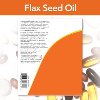 Foto 3 | Aceite De Linaza Now Flaxseed Oil 355 Ml