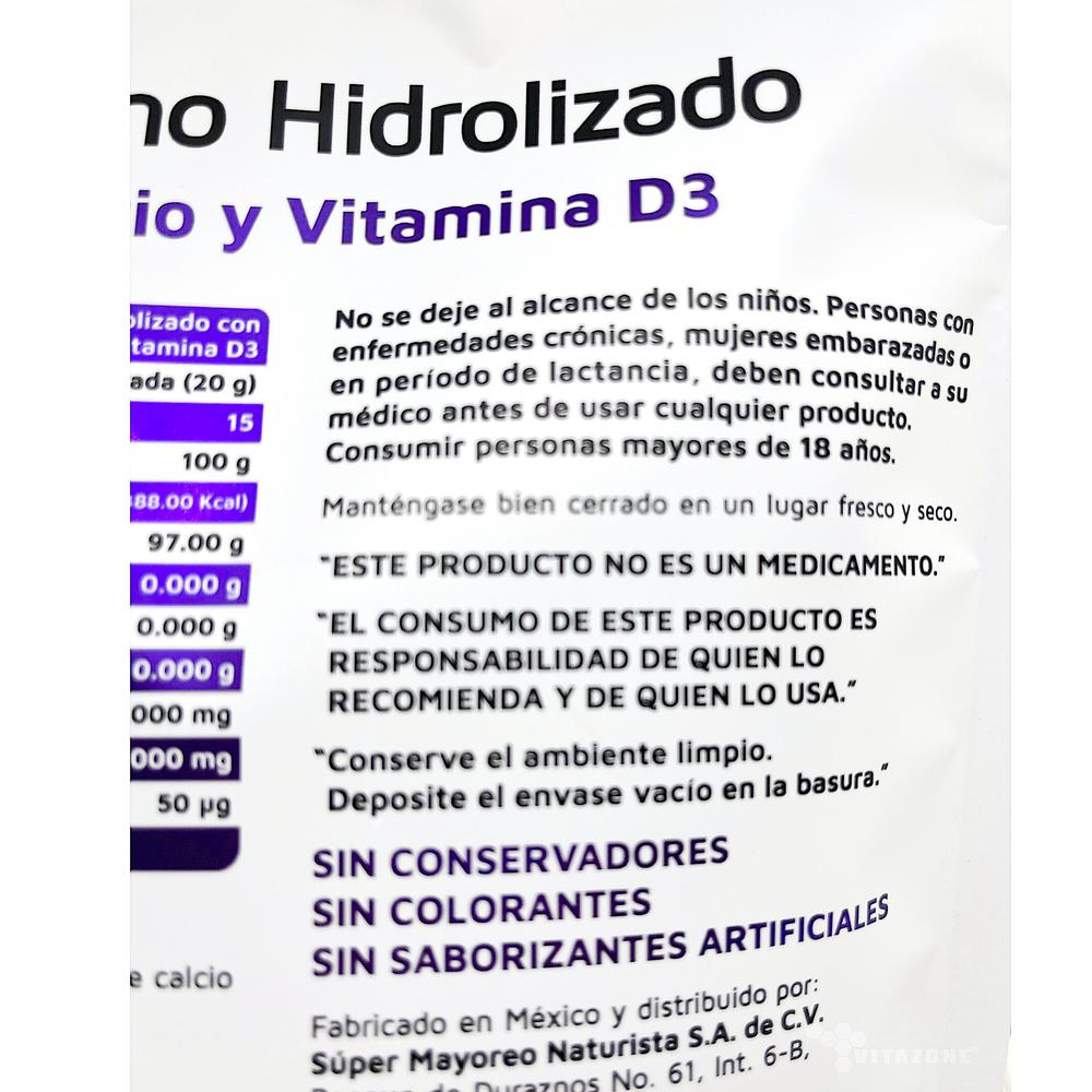 Foto 4 pulgar | Colágeno Hidrolizado Calcio Vitamina D3 300 Gr Vidanat