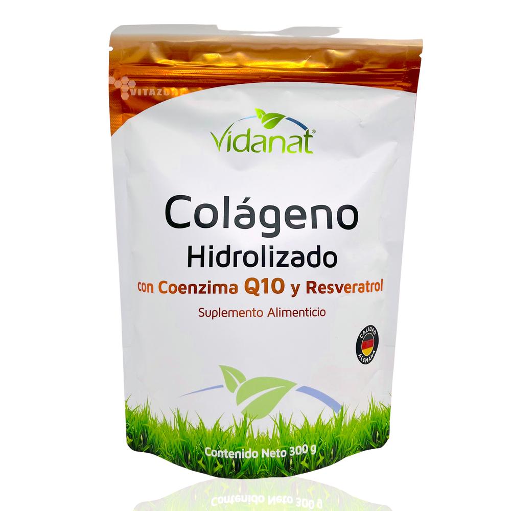 Foto 2 pulgar | Colágeno Hidrolizado Coenzima Q10 y Resveratrol Vidanat 300g