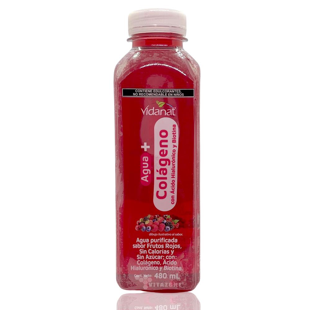 Colágeno Biotina Ácido Hialurónico Bebible 480 Ml Frutos Vidanat
