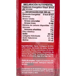 Foto 2 | Colágeno Biotina Ácido Hialurónico Bebible 480 Ml Frutos Vidanat