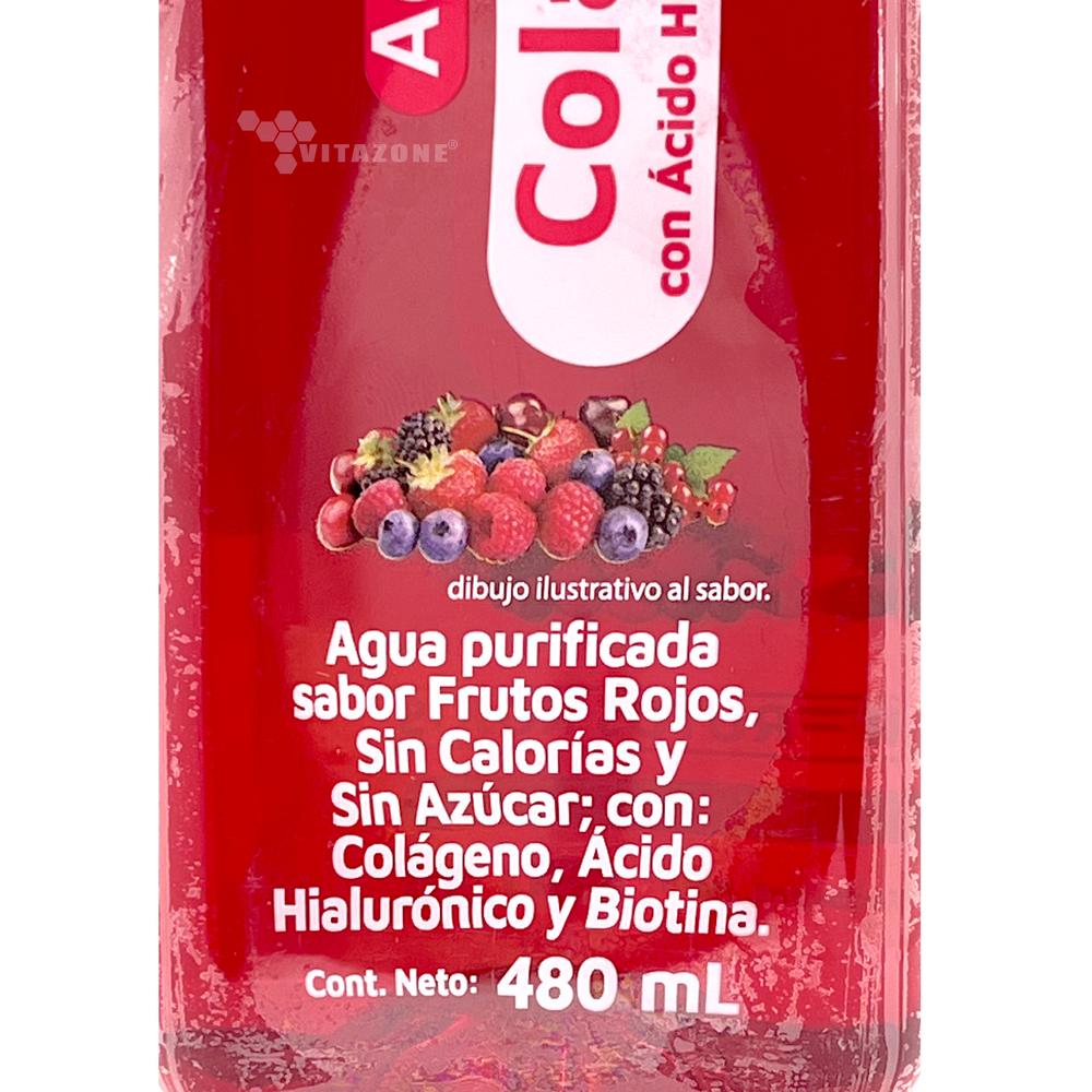 Foto 4 pulgar | Colágeno Biotina Ácido Hialurónico Bebible 480 Ml Frutos Vidanat