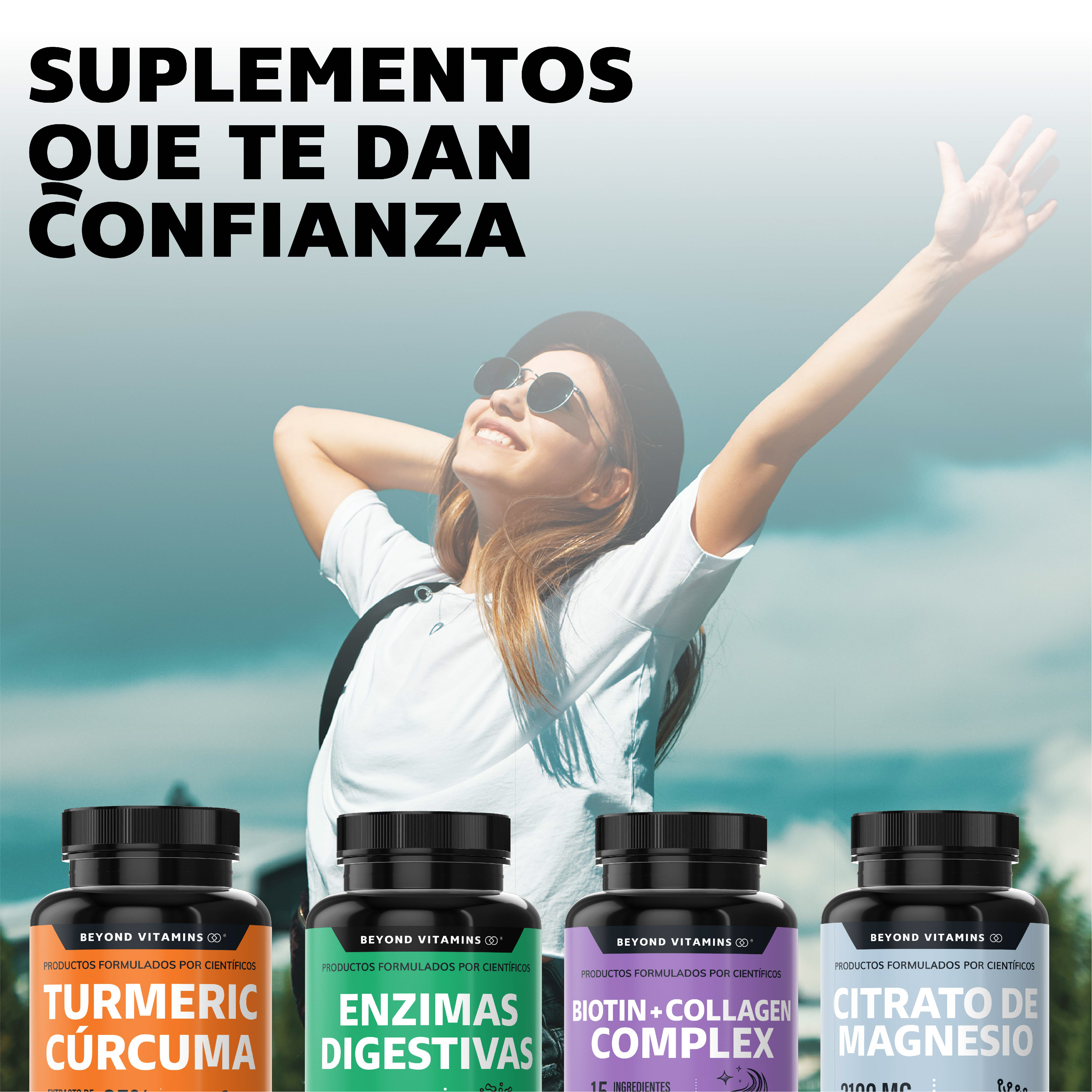 Foto 6 pulgar | Citrato De Magnesio 2100mg  - Magnesium Citrate 100% Puro - 60 Cápsulas