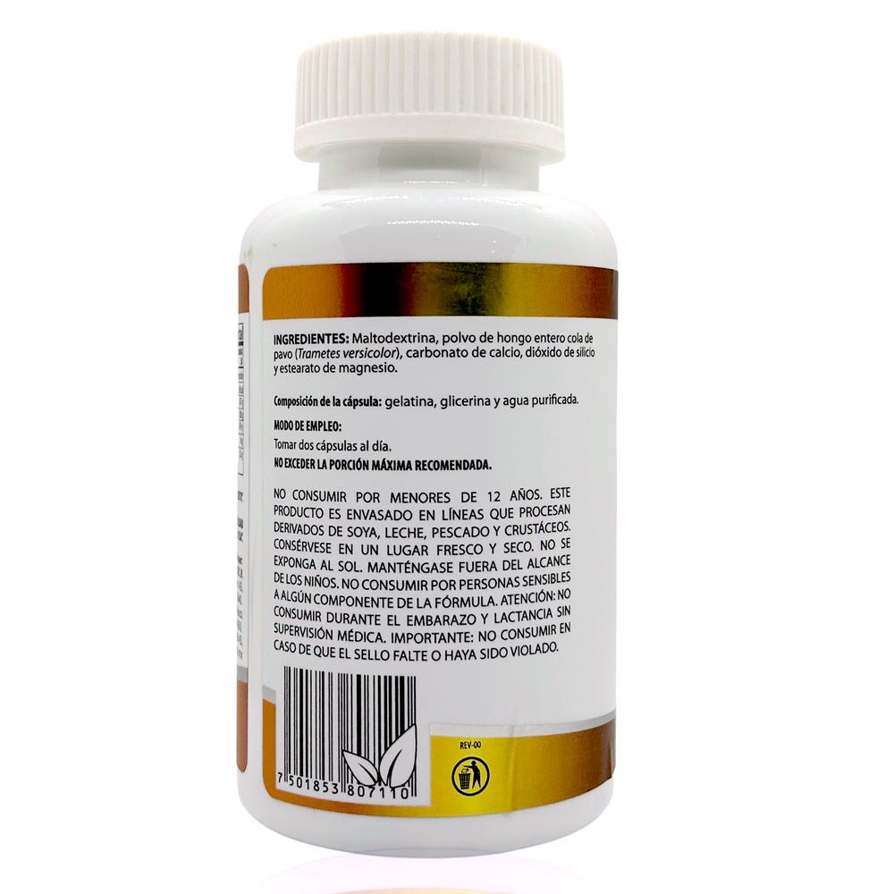 Foto 5 | Suplemento Alimenticio Natural Health Cola de Pavo con 60 Cápsulas