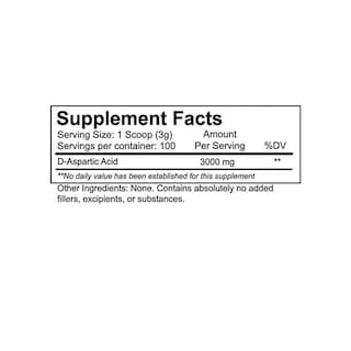 Foto 2 | Nutrakey Ácido Aspártico 300gr Precursor De Testosterona
