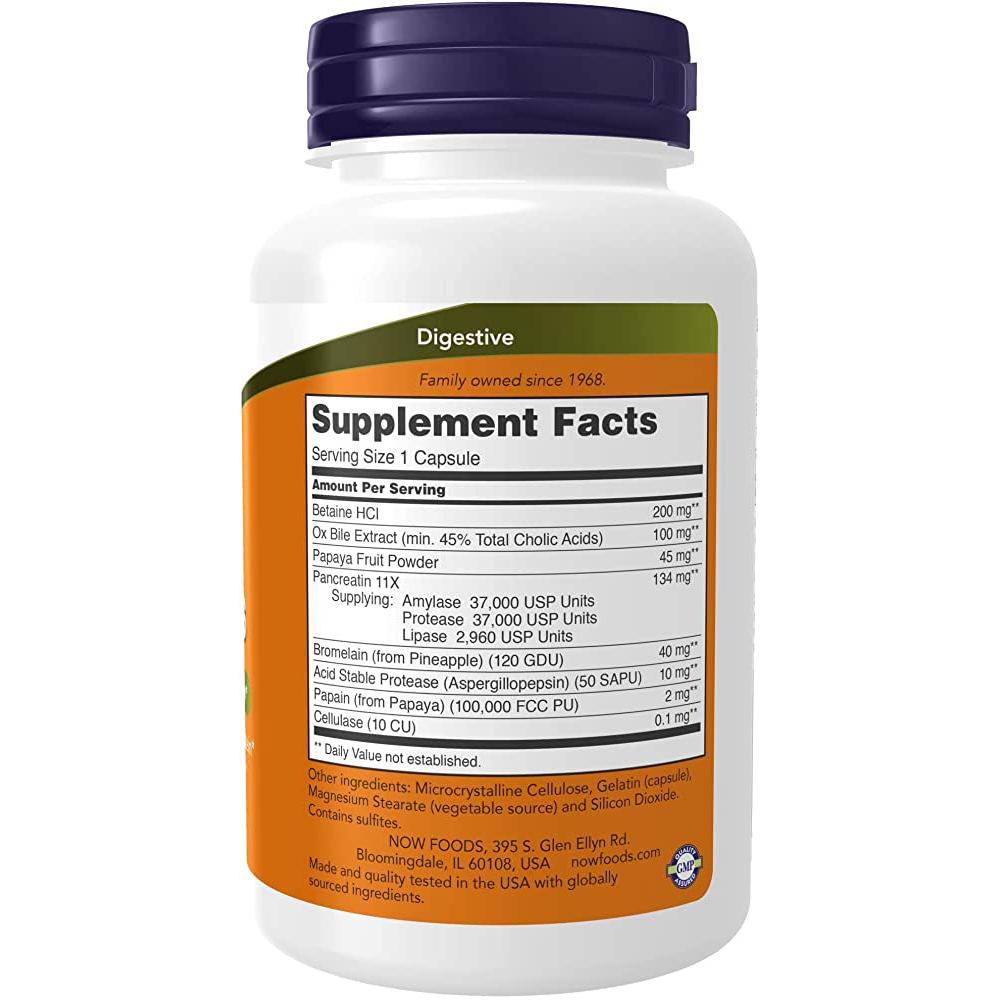 Foto 3 pulgar | Enzimas Digestivas Now Super Enzymes 90 Tabletas