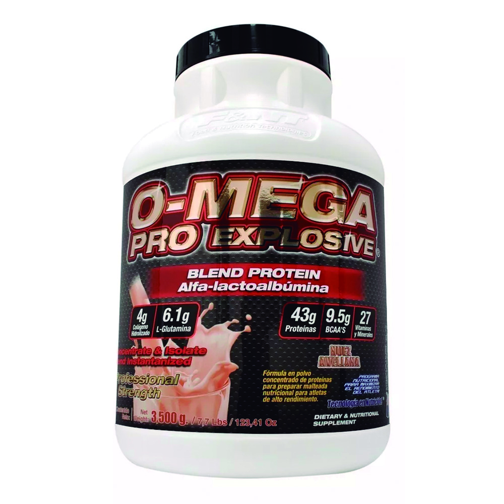 Foto 2 pulgar | Proteína Omega Pro Explosive 3500 g sabor Nuez