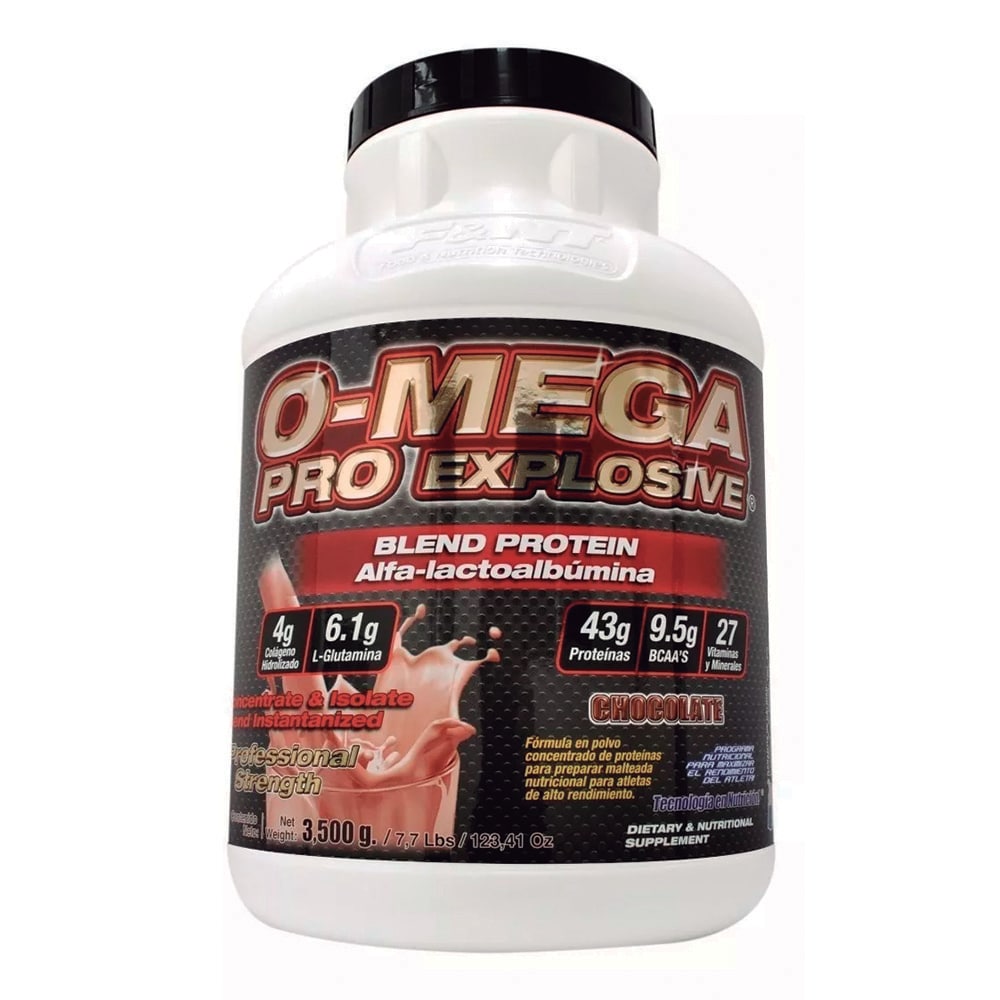 Proteína Omega Pro Explosive 3500 g sabor Chocolate $1,550