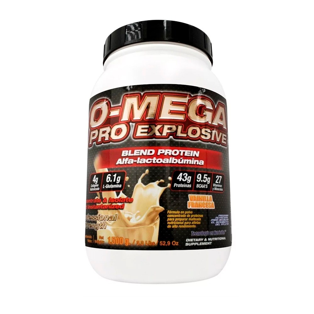 Proteína Food & Nutrition Technologies Omega Pro Explosive 1500 Gr sabor Vainilla $800