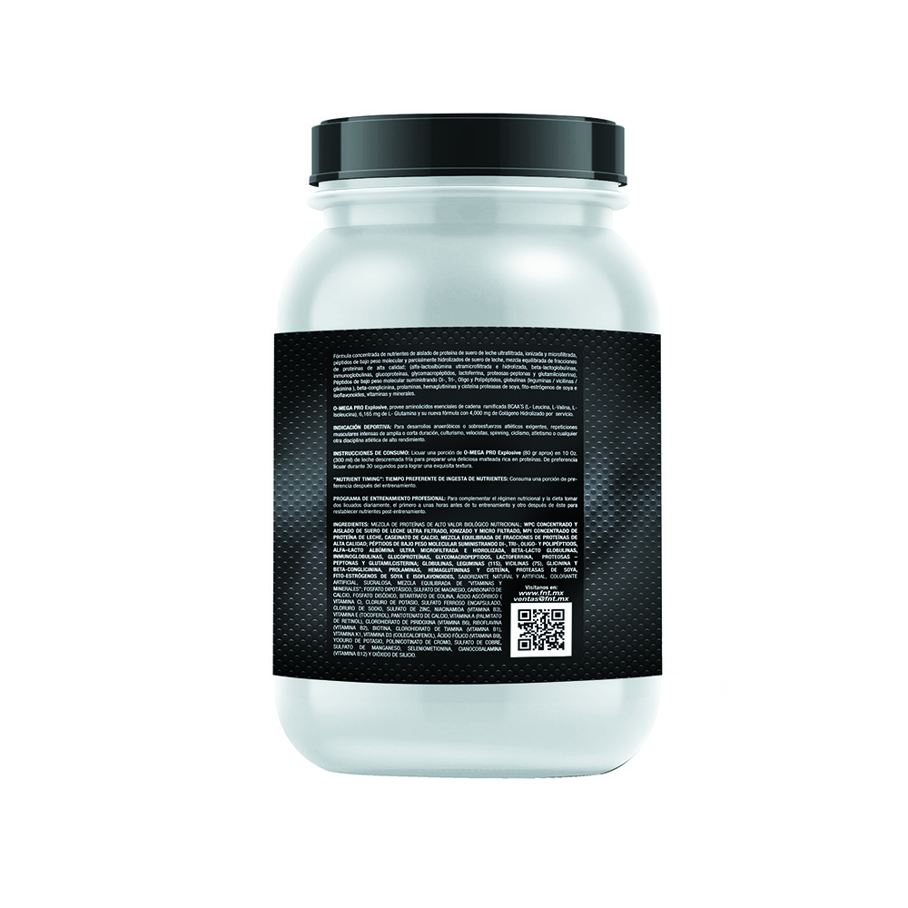 Foto 3 pulgar | Proteína Food & Nutrition Technologies Omega Pro Explosive 1500 Gr sabor Vainilla