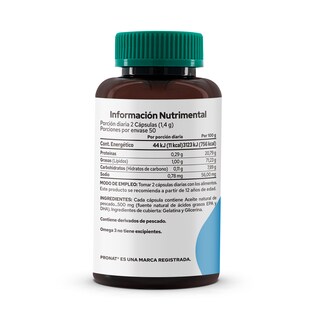 Foto 3 | Suplemento Omega 3 Pronat PN-755 Aceite de Pescado 100 Perlas