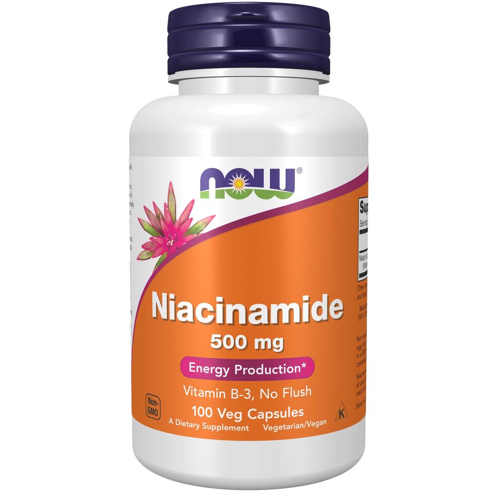 Foto 2 pulgar | Vitamina B3 Now Niacina 500 Mg 100 Cápsulas