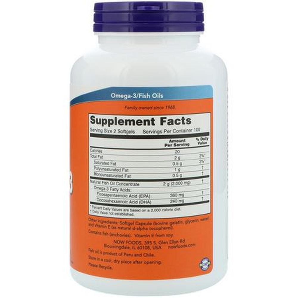 Foto 3 pulgar | Vitaminas Now Omega 3