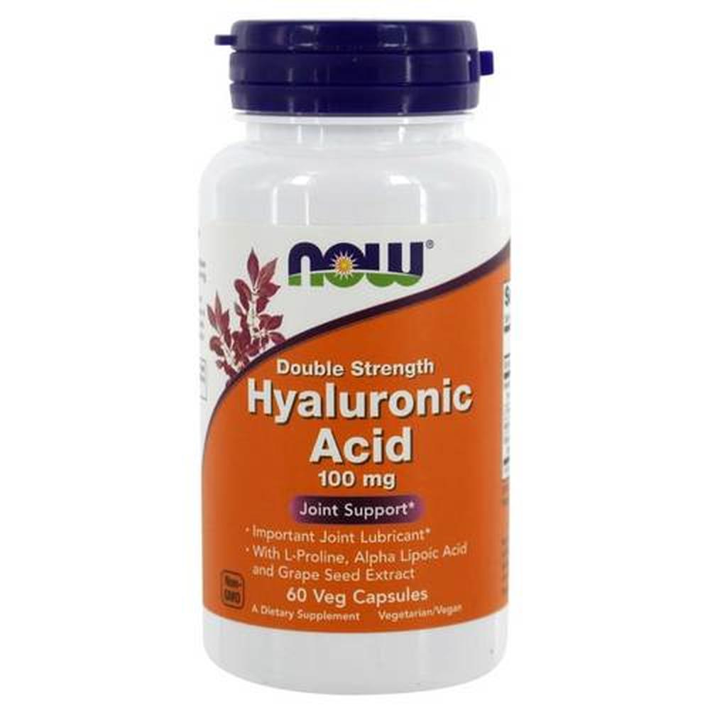 Vitaminas Now Ácido Hialuronico 60 Cápsulas