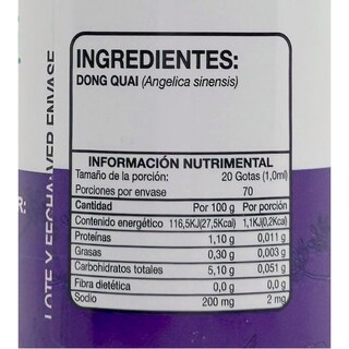 Foto 2 | Dong Quai Liasofi Tintura 70 ml