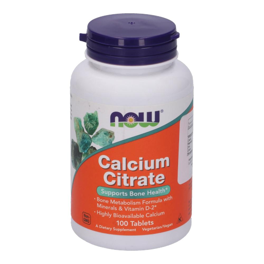 Foto 1 | Citrato de Calcio Now Calcium Citrate 100 Tabletas