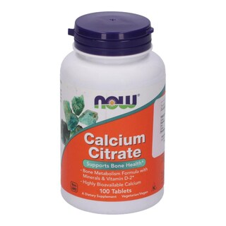 Foto 1 | Citrato de Calcio Now Calcium Citrate 100 Tabletas
