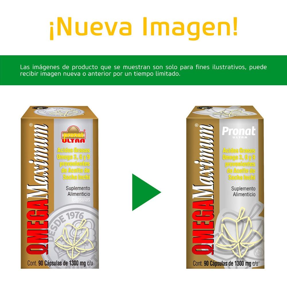 Foto 8 pulgar | Suplemento Alimenticio Pronat Mega Maximum Omega 3,6,9 90 Cápsulas