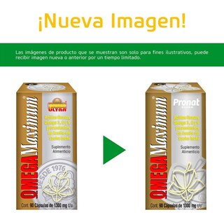 Foto 7 | Suplemento Alimenticio Pronat Mega Maximum Omega 3,6,9 90 Cápsulas