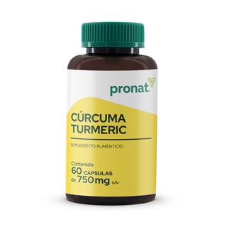 Foto 1 | Suplemento Curcuma Turmeric Pronat 60 Caps