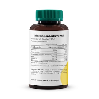 Foto 3 | Suplemento Curcuma Turmeric Pronat 60 Caps