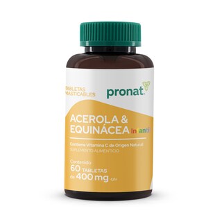 Foto 1 | Suplemento Alimenticio Pronat Acerola & Equinacea Infantil 60 Tabletas
