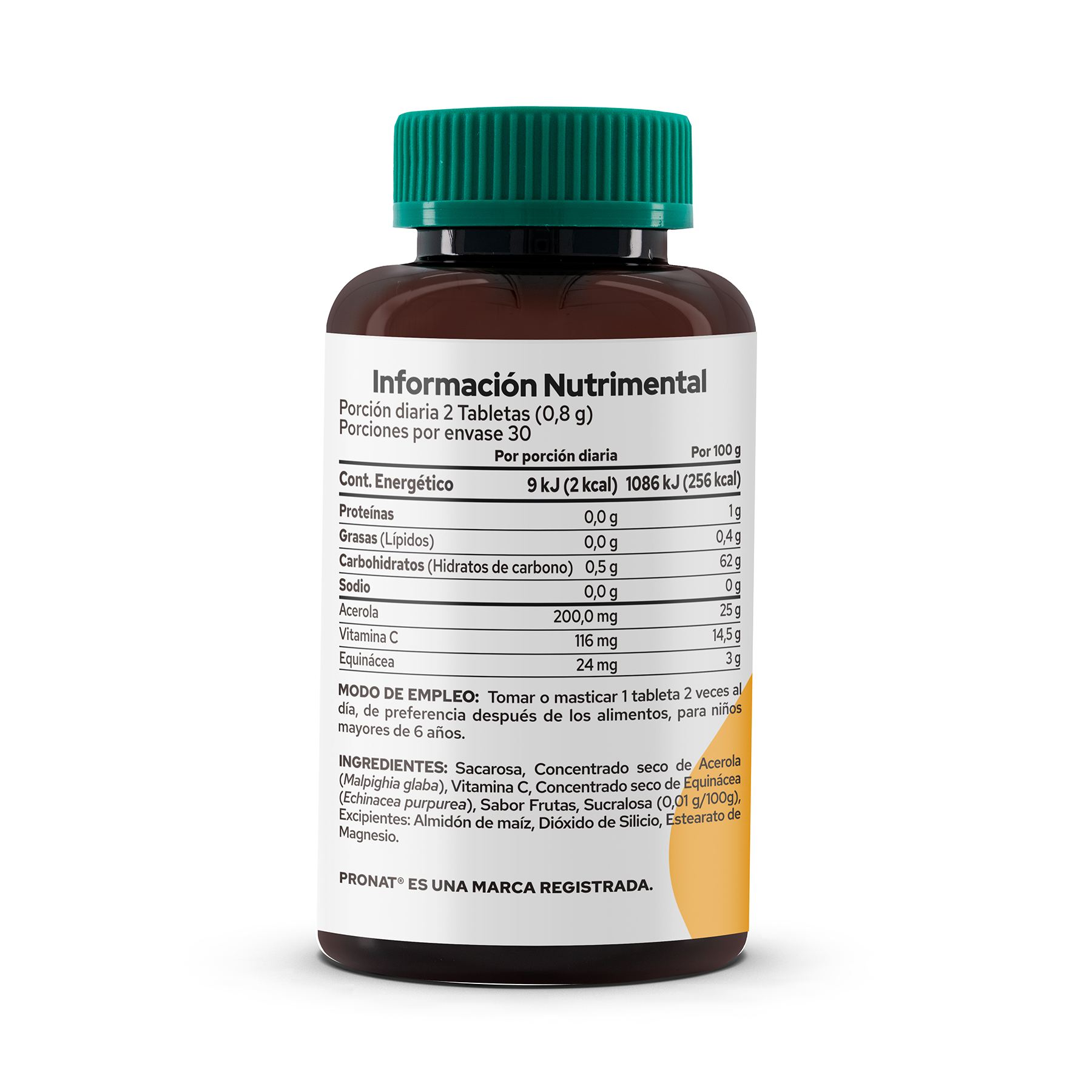 Foto 4 pulgar | Suplemento Alimenticio Pronat Acerola & Equinacea Infantil 60 Tabletas