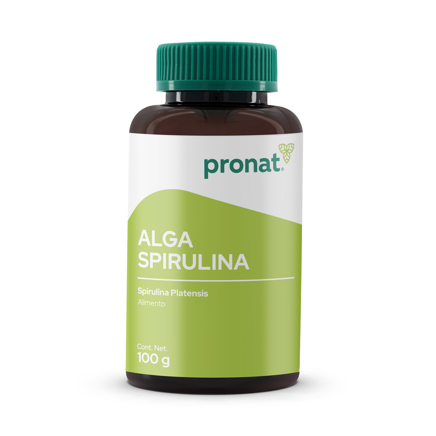 Suplemento Alimenticio Pronat Alga Spirulina Orgánica Polvo 100 GR