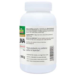 Foto 7 | Suplemento Alimenticio Pronat Alga Spirulina Orgánica Polvo 100 GR