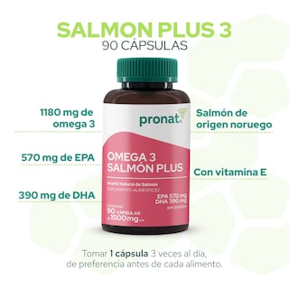Foto 5 | Suplemento Pronat PN-775 Salmón Plus Omega 3 90 Caps