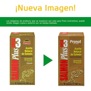 Foto 7 | Suplemento Pronat PN-775 Salmón Plus Omega 3 90 Caps