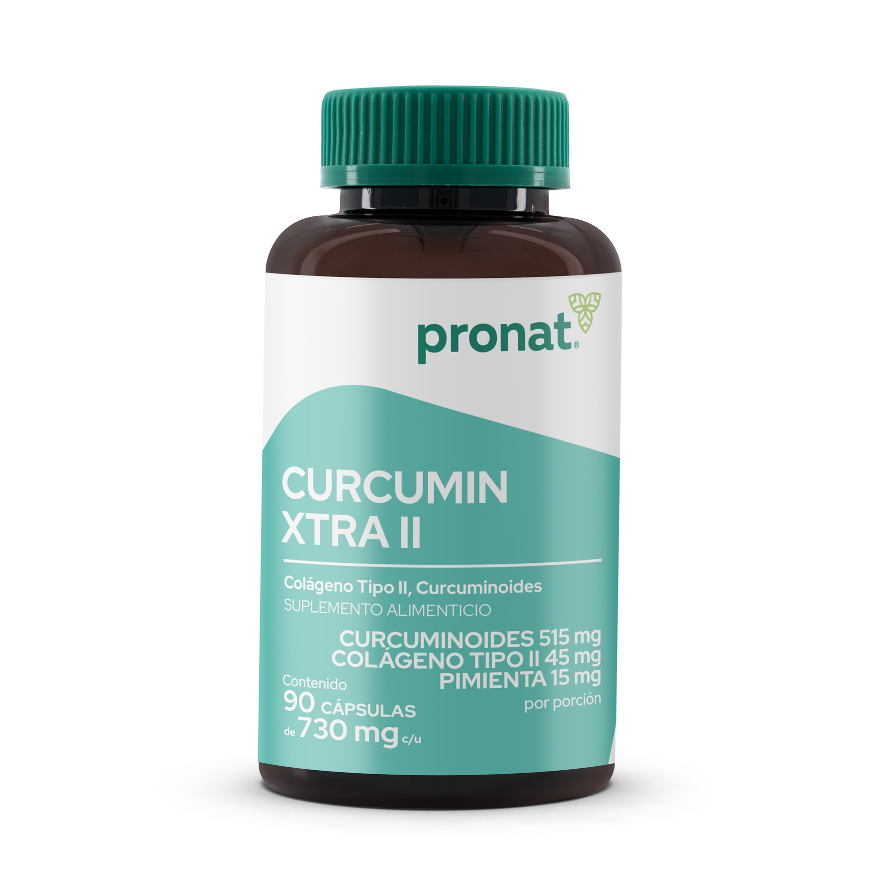 Foto 2 pulgar | Suplemento Alimenticio Pronat Curcumin Xtra Colágeno Tipo 2 90 Cápsulas
