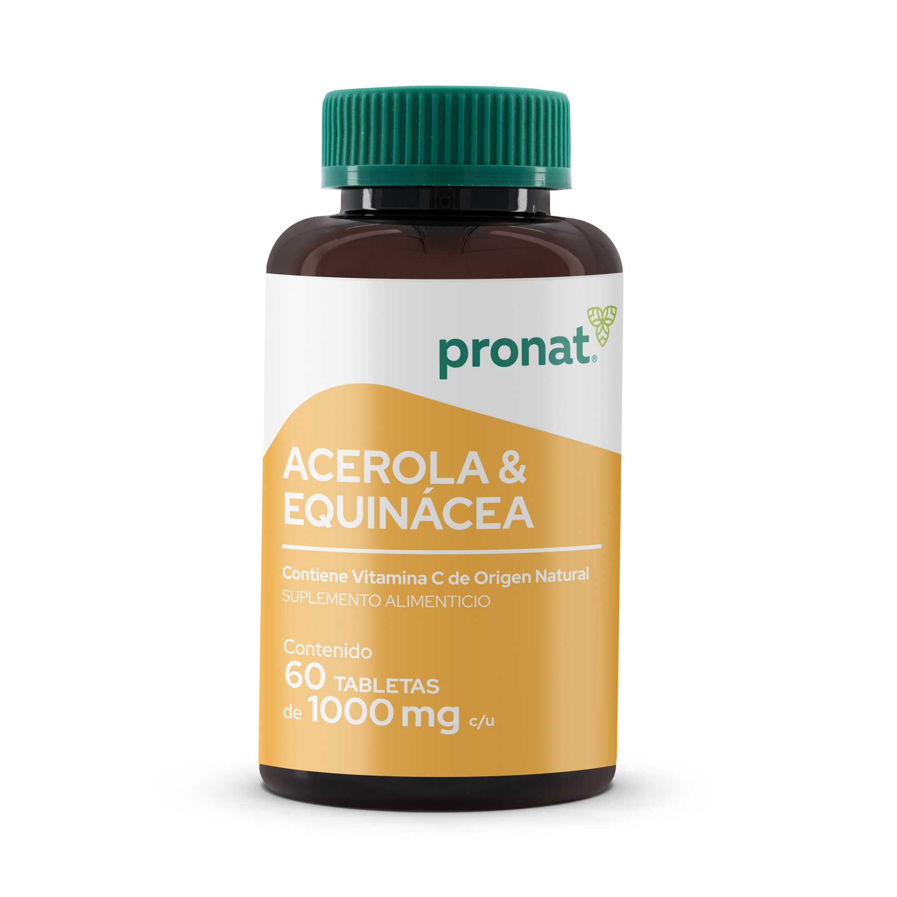 Suplemento Alimenticio Pronalt Acerola & Equinacea con Vitamina C 60 Tabletas